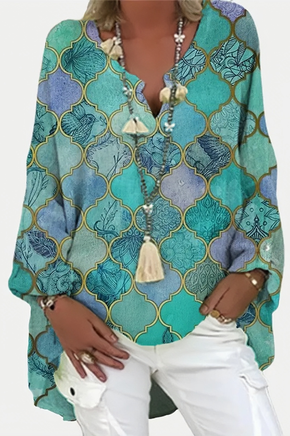 LM | Classic and elegant winter blouse