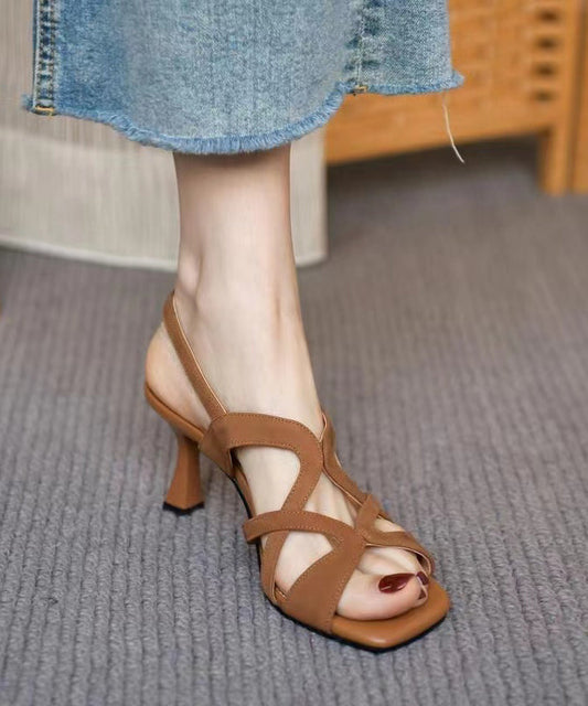 LD | Modieuze Middelhoge Hak Elegante Sandalen