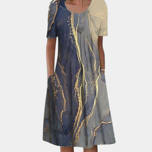 LM | Casual women's midi dress