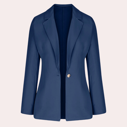 LD | Minimalistische effen blazer voor dames