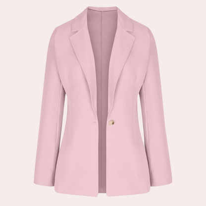 LD | Minimalistische effen blazer voor dames