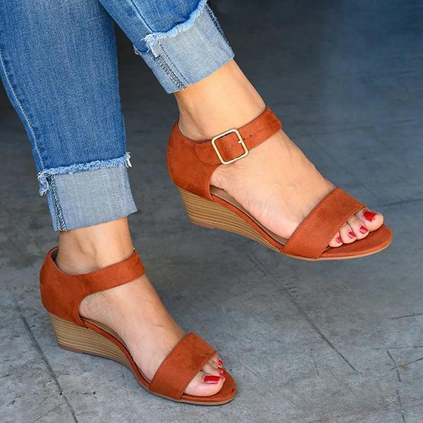 LD | Vrouwen Casual Lage Hak Sandalen