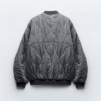 TS | Quilted bomber jacket