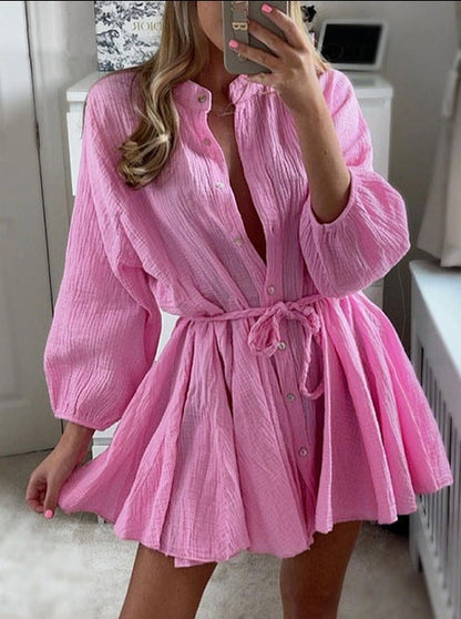 LM | Elegant summer blouse dress
