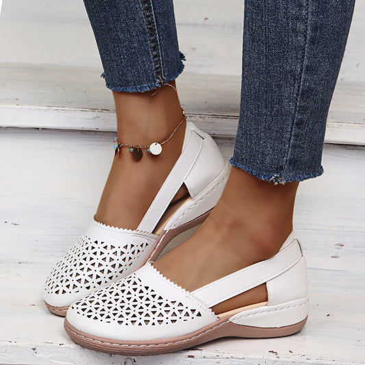 LD | Vrouwen Wedges Orthopedische Hollow Out Vintage Sandalen