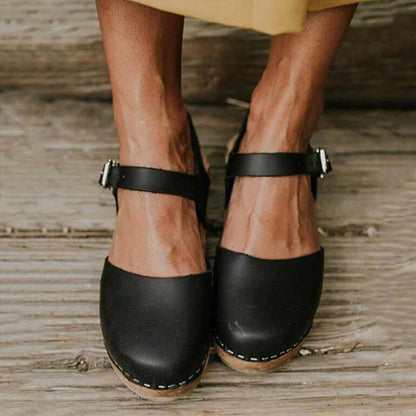 LD | Vrouwen Zomer Platform Sandalen Wedge met Gesp Band