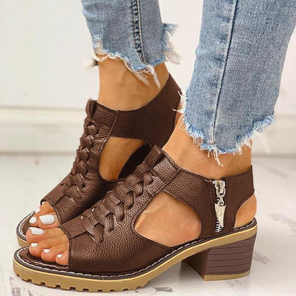 LD | Vrouwen Blokhak Sandalen