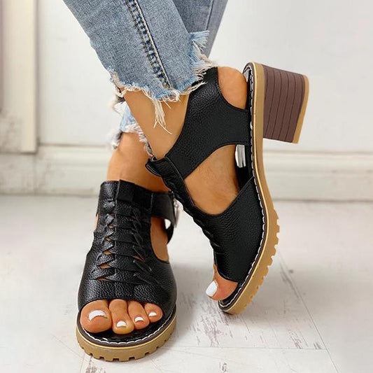 LD | Vrouwen Blokhak Sandalen