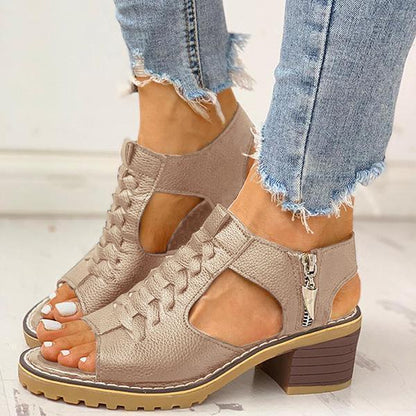 LD | Vrouwen Blokhak Sandalen