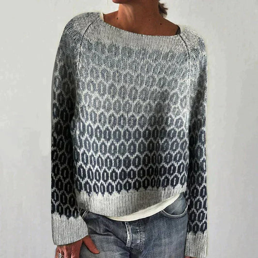 LD | Grijze trui met details