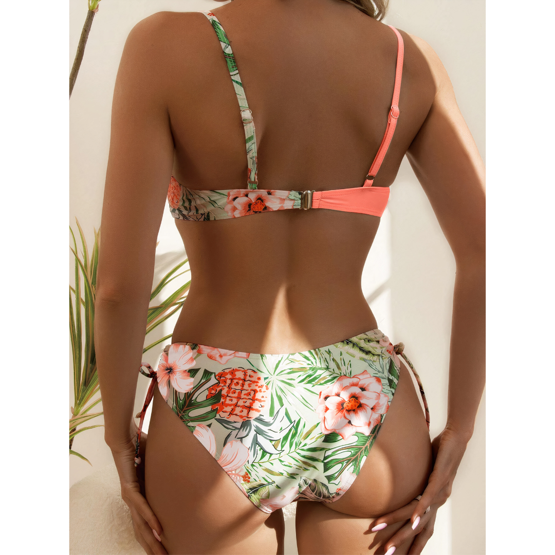 TS | Bikini with floral print