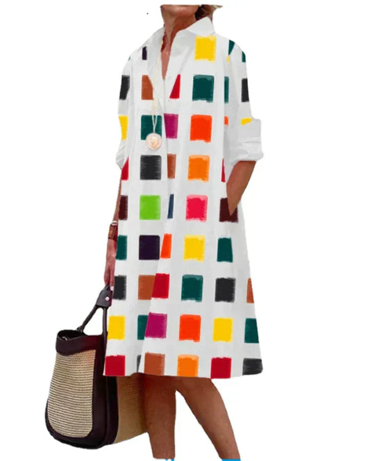LM Ladies Unique Glamorous Bag Shirt Dresses Dresses