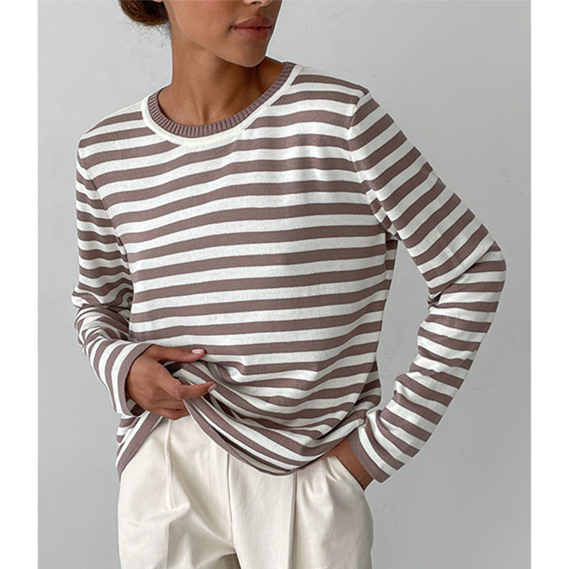 TS | Classic striped long-sleeved shirt
