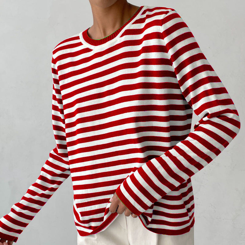 TS | Classic striped long-sleeved shirt