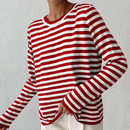 TS | Classic striped long-sleeved shirt