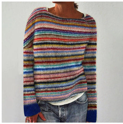 TS | Knitted sweater with vintage pattern