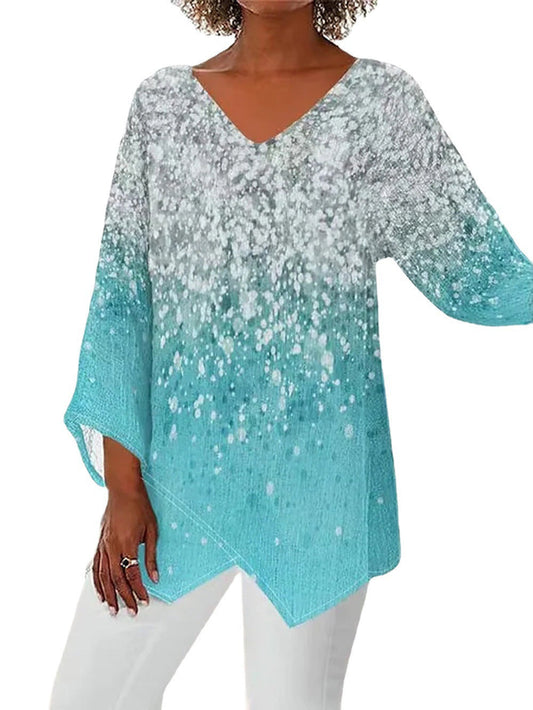 LD Eenvoudige en stijlvolle winterblouse