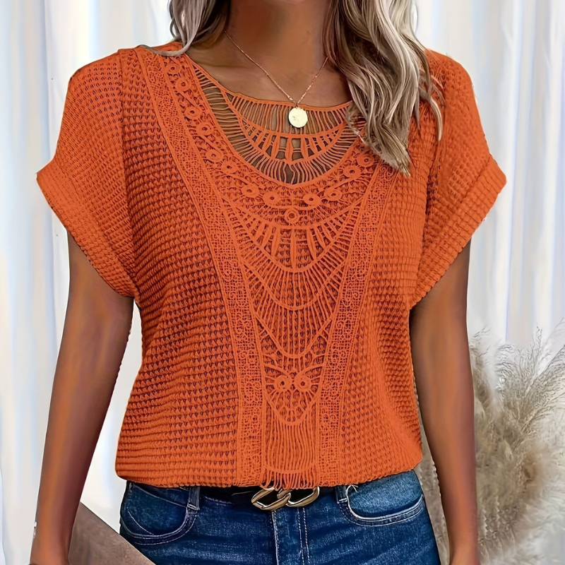 TS | Casual shirt with waffle texture Riaño™