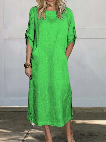 LM | Sweater dress with pockets