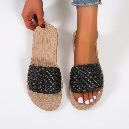 LD | Minimalist Slide Strand Dames Sandalen