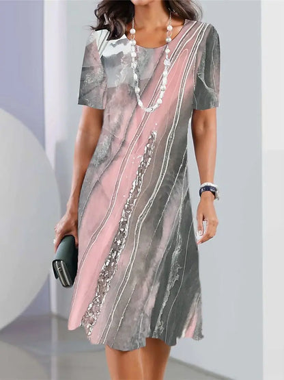 LM | Vintage Print Women's Dresses