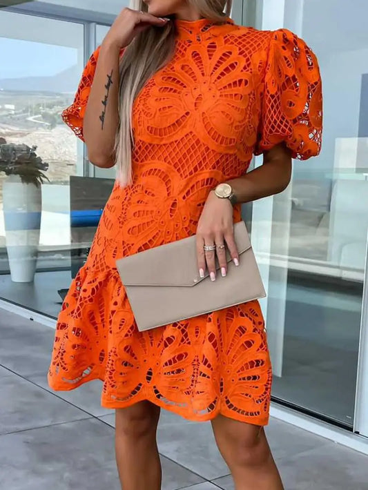 LM | Embroidered mini dresses