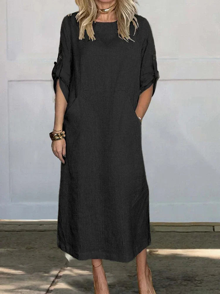 LM | Sweater dress with pockets