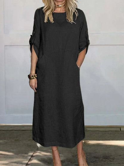 LM | Sweater dress with pockets