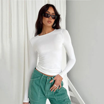 LD | Casual T-shirts met lange mouwen voor dames
