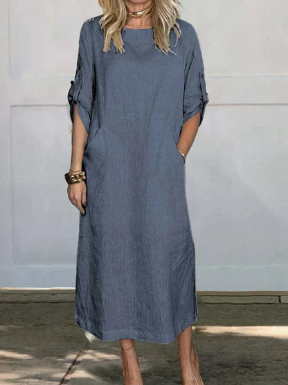 LM | Sweater dress with pockets