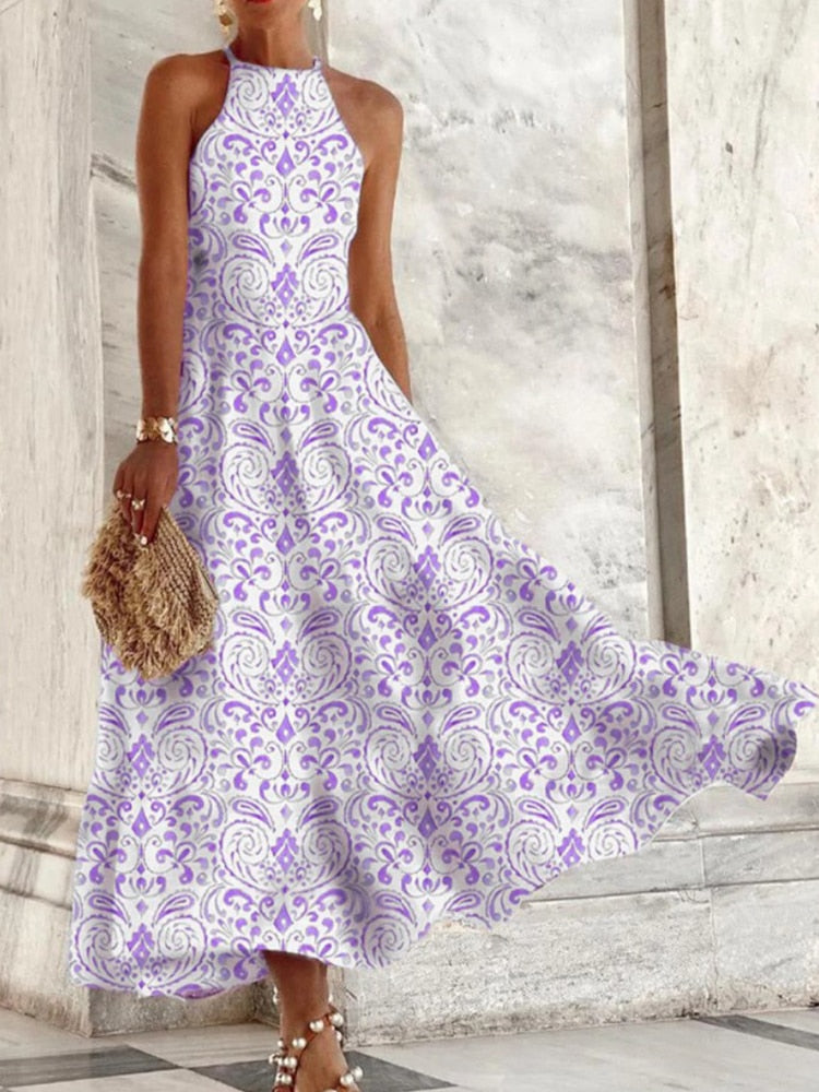 LM Sexy off-the-shoulder sleeveless long dress