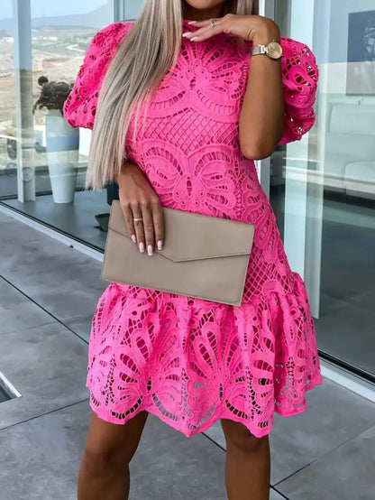 LM | Embroidered mini dresses