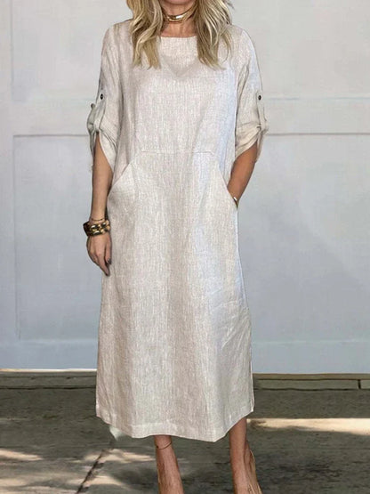 LM | Sweater dress with pockets