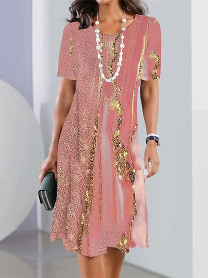 LM | Vintage Print Women's Dresses