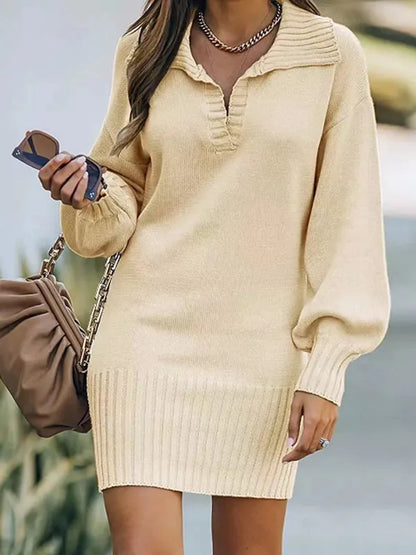 LM | Knitted sweater dress for women