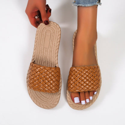 LD | Minimalist Slide Strand Dames Sandalen