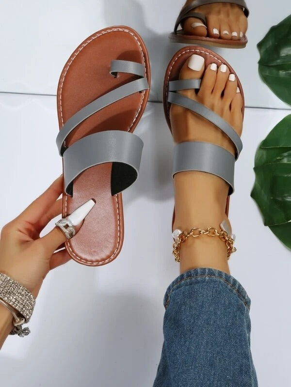LD | Womens Zomerse Peep Toe Sandalen