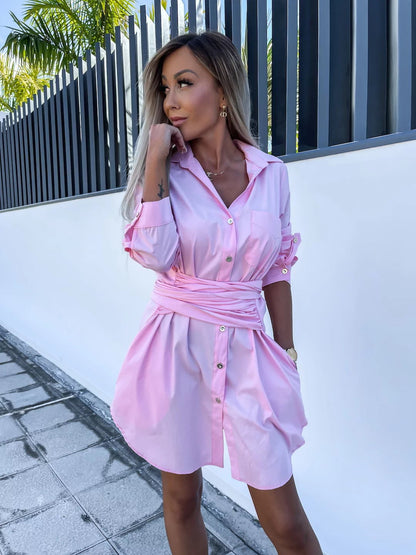 LM | Charming blouse dress