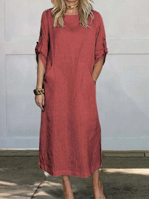 LM | Sweater dress with pockets