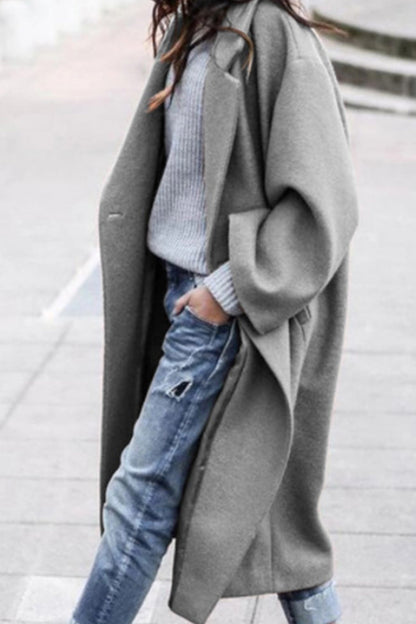 LD | Elegante jas met oversized revers