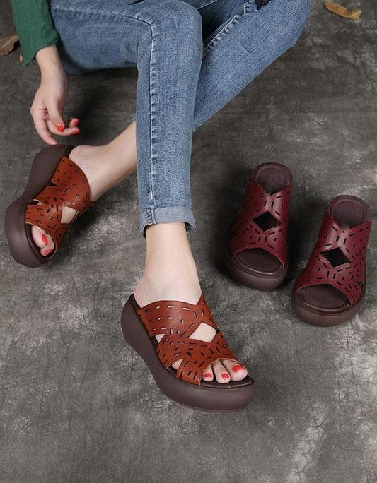 LD | Leren Retro Sleehakken