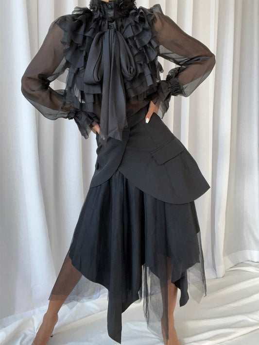LM | Modern and fashionable general blouse