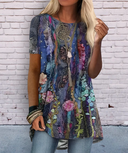 TS | Boho-inspired printed shirt