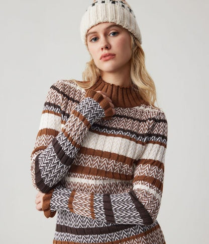 LD | Elegante gebreide jurk voor dames