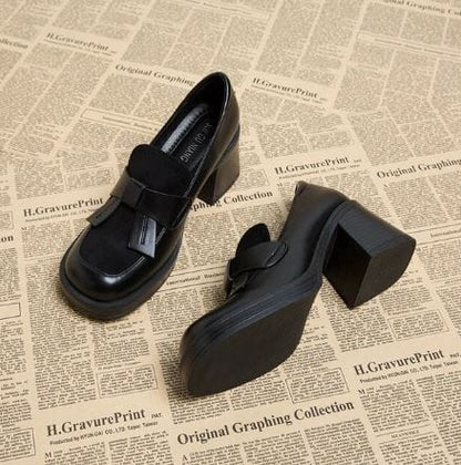 LM | - Chunky leather shoes