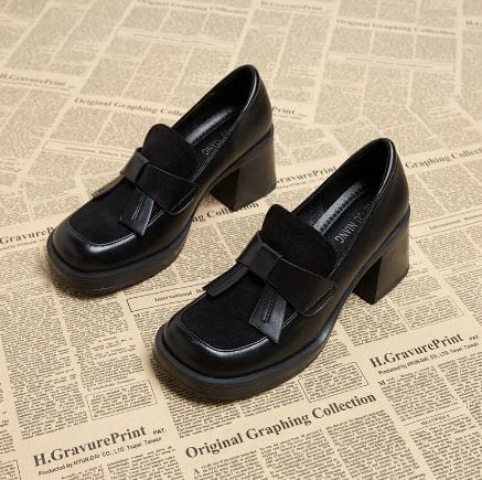 LM | - Chunky leather shoes