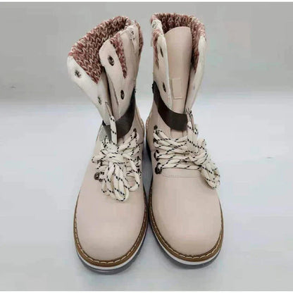 LM | Zipper boots with leather straps and buckles for the ankle