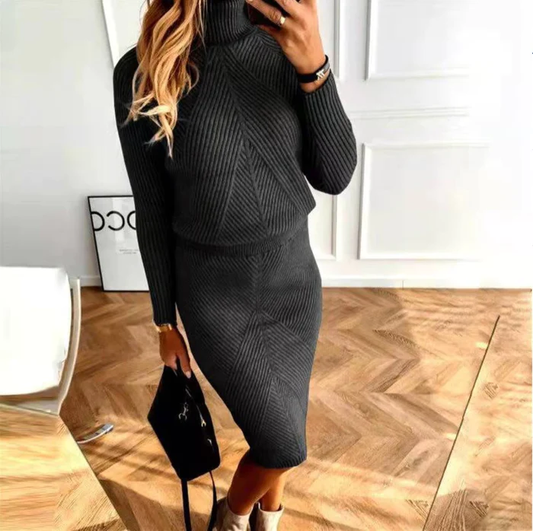 LM | Comfortable knitted dress sweater