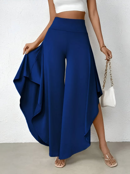 LD | Wijde broek met asymmetrisch shirt