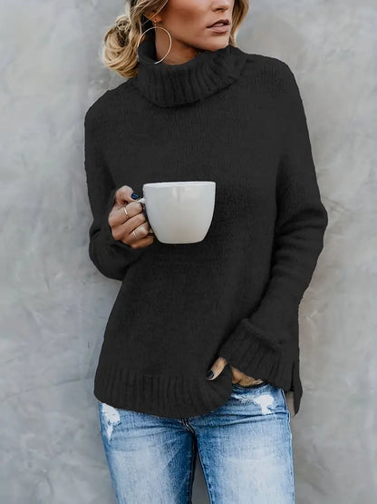 TS | Chic turtle-neck knit sweater